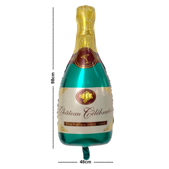 Kit Decoração Painel Feliz Ano Novo Balão Cortina Metalizada