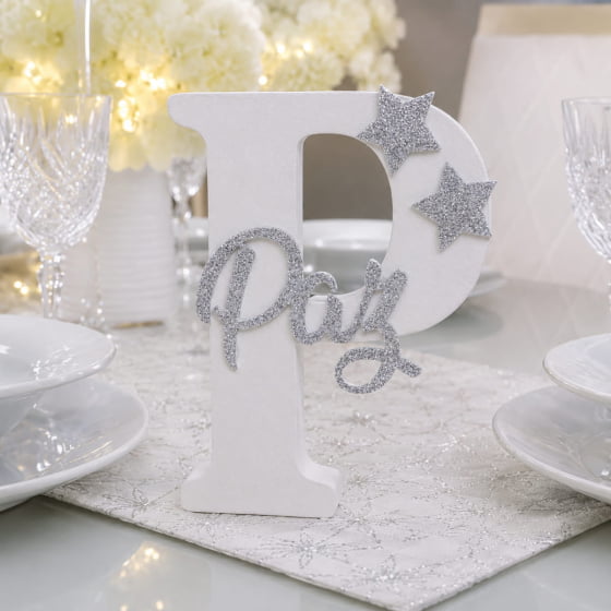 Letra Caixa Decorativa Com Palavras Positivas Amor Paz E Fé Escolha o Modelo