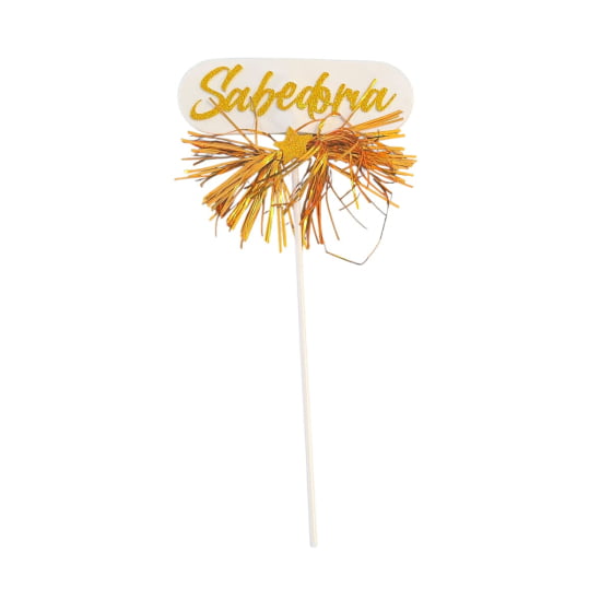 Palito Decorativo Frases Positivas Ano Novo Reveillon