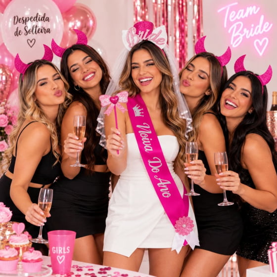 Faixa Noiva do Ano para Despedida de Solteira