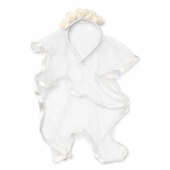 Veuzinho de Noiva Tradicional com Tule Branco