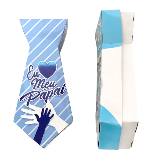 Caixinha Decorativa Presenteável Gravata Dia dos Pais