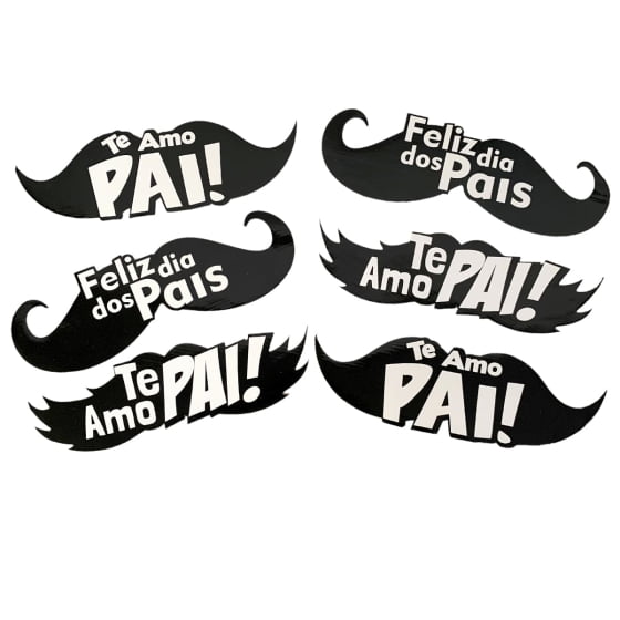 Mini Painel Bigode Feliz dia Dos Pais