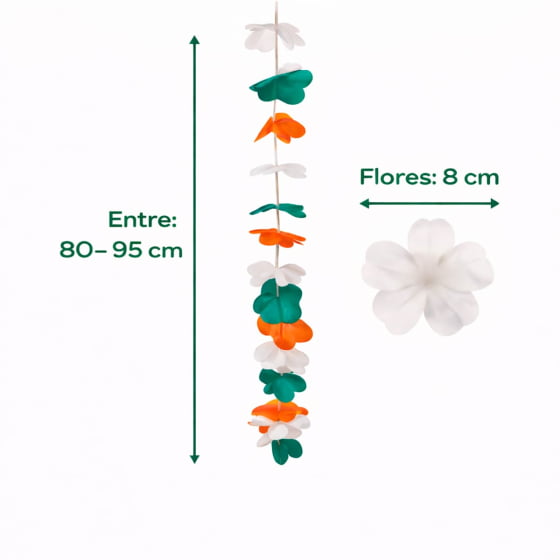 Colar Havaiano Tradicional Saint Patricks - 12 unidades