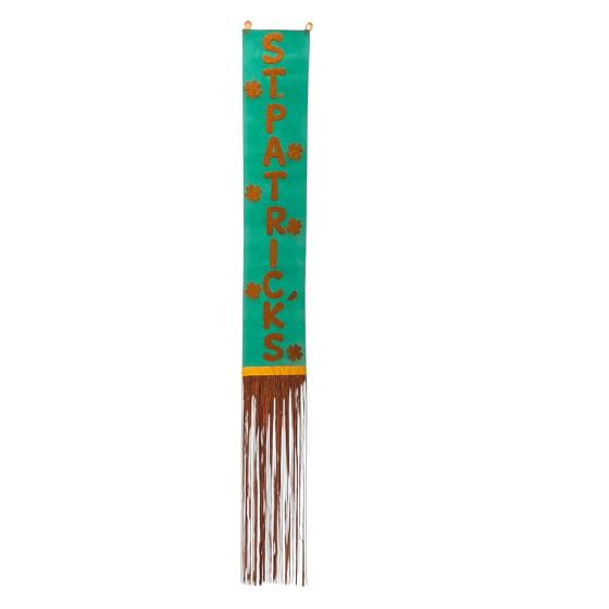 Faixa Decorativa Vertical Tnt Saint Patricks Com Franjas