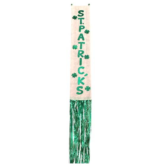 Faixa Decorativa Vertical Tnt Saint Patricks Com Franjas