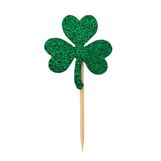 Palito Decorativo para Aperitivos Trevo Festa St Patrick's Day 