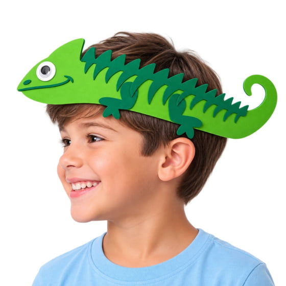 Adereço Camaleão para Cabelo Maluco
