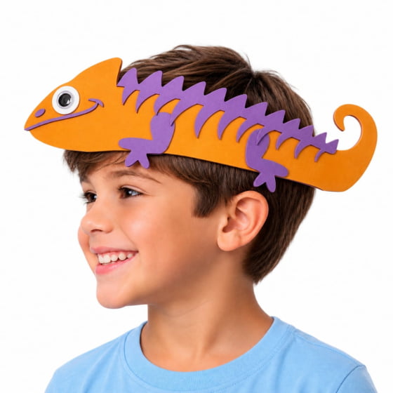Adereço Camaleão para Cabelo Maluco