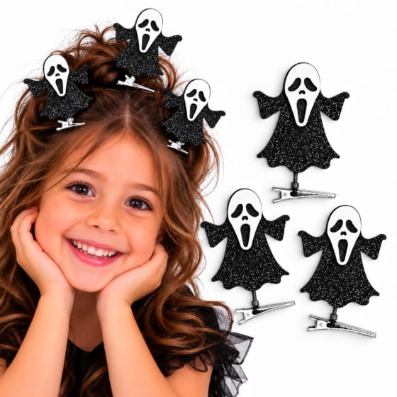 Aplique Fantasma Panico Halloween Cabelo Maluco - 3 unidades Aplique Fantasma Panico Halloween Cabelo Maluco - 3 unidades