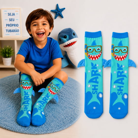 Meia Maluca Infantil Bichinhos Festa do Pijama Escolha o Modelo