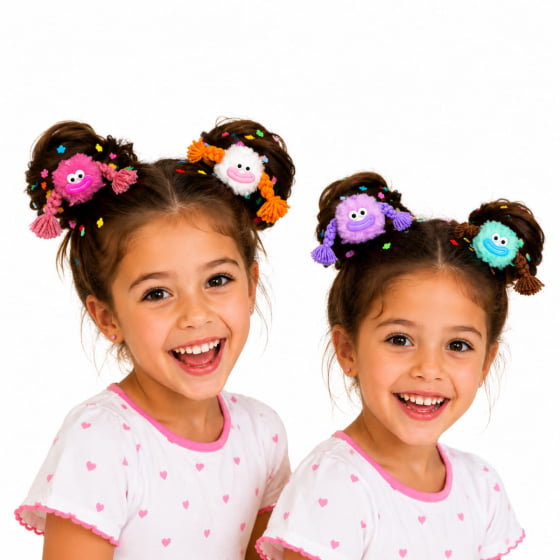 Presilha Monstrinho Cabelo Maluco Escolha o Modelo