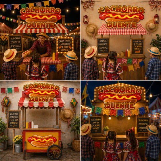 Plaquinha Decorativa Escrita Cachorro Quente