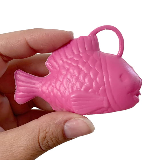 10 Argolas De Plástico + 10 Peixinhos Pescaria Festa Junina