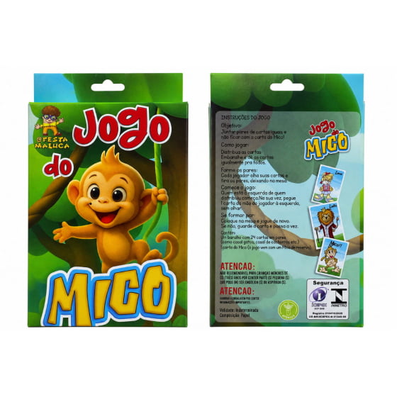 Jogo do Mico com 24 Cartas