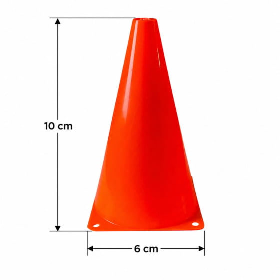 Kit Jogo de 10 Argolas com 6 Cones Festa Junina
