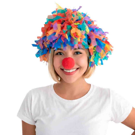 Nariz de Palhaço Espuma Vermelho Envio Imediato Kit com 2