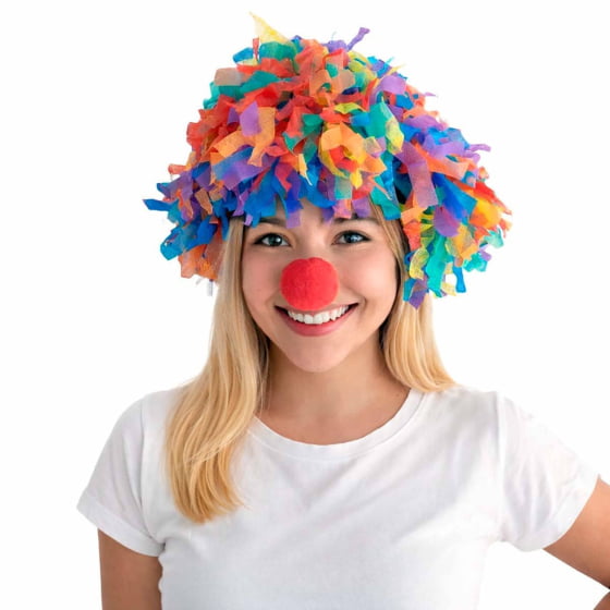 Nariz de Palhaço Espuma Vermelho Envio Imediato Kit com 2