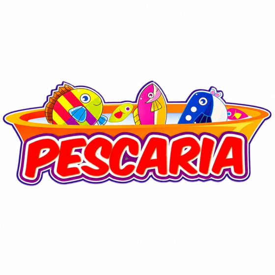 Plaquinha Informativa Pescaria Festa Junina