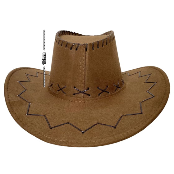 Chapéu Aveludado Country Cowboy Sertanejo