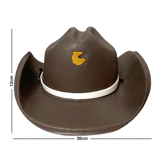 Chapéu Cowboy EVA Liso Adulto 