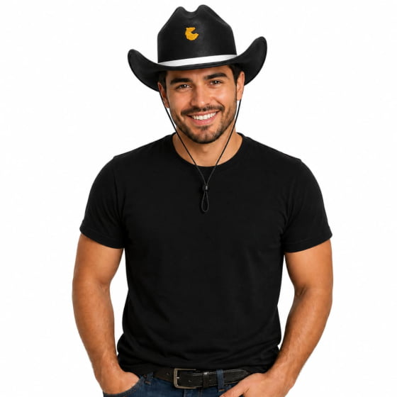 Chapéu Cowboy EVA Liso Adulto 
