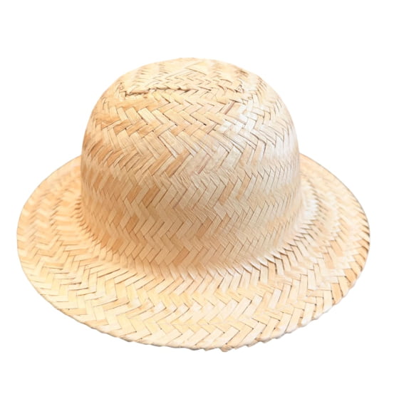 Chapéu de Palha Fofão para Bebês com Elástico