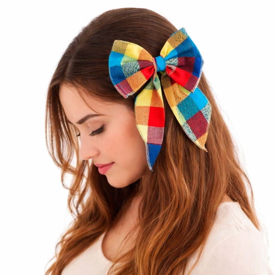 Laço Festa Junina Xadrez Chita Florido - Sortidos Laço Festa Junina Xadrez Chita Florido - Sortidos