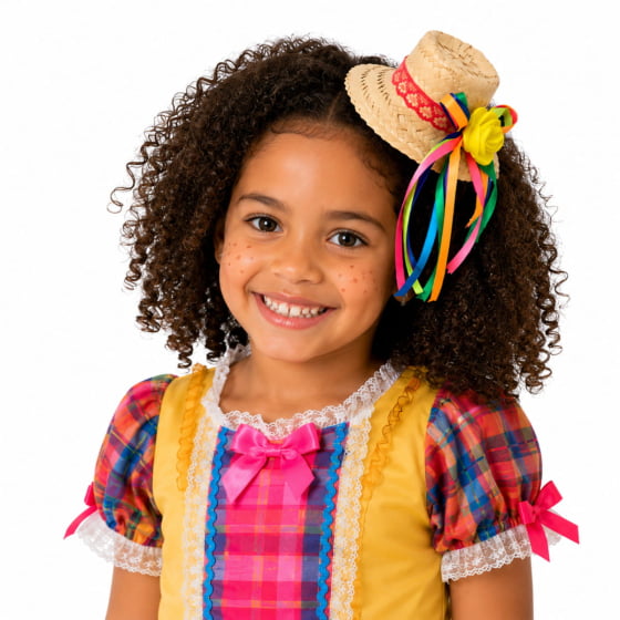 Tiara Primavera Acessório de Festa Junina Arraiá 