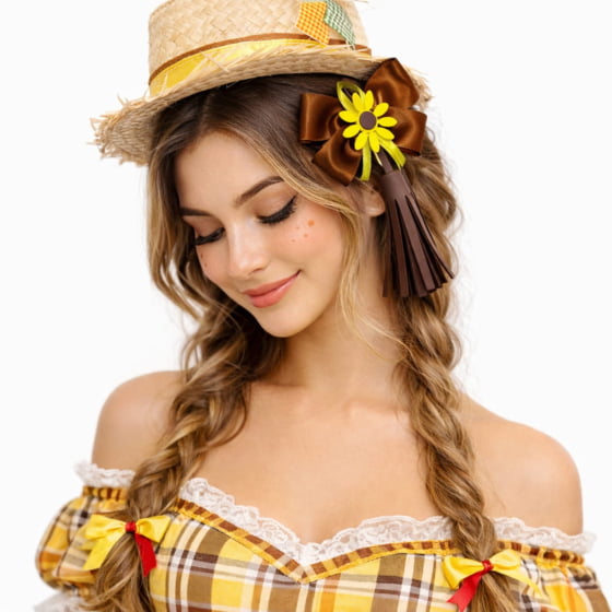 Tic Tac Laço Marrom Girassol Festa Junina