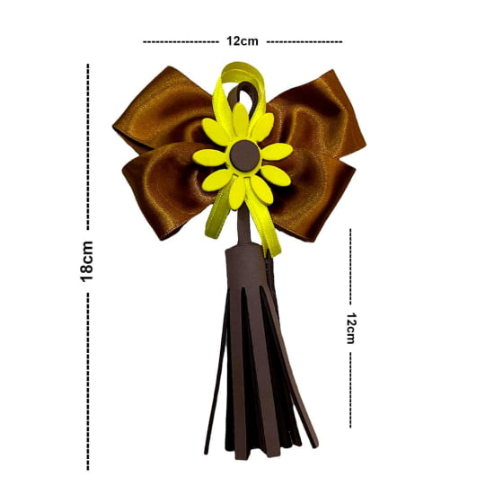 Tic Tac Laço Marrom Girassol Festa Junina