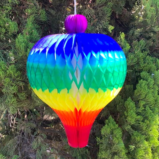 Balão Carrapeta Origami Colorido Festa Junina