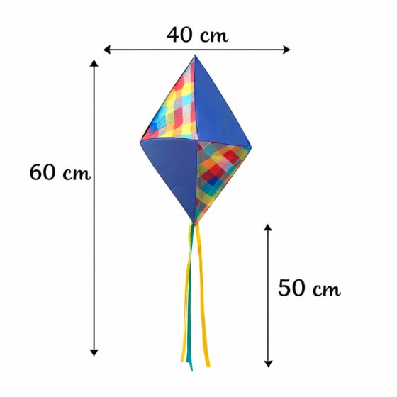 Balão Decorativo Grande Tecido Xadrez Festa Junina São João