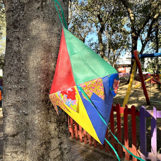 Balão Gigante Decorativo de Tecido para Festa Junina