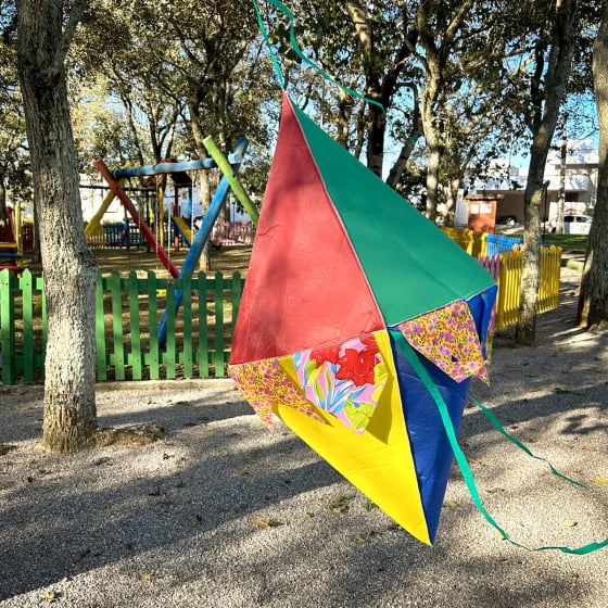 Balão Gigante Decorativo de Tecido para Festa Junina