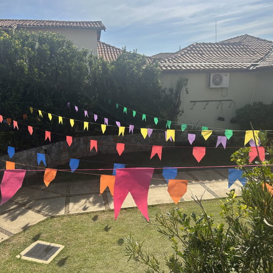 Bandeirinha Festa Junina De Plástico 200 Metros Melhor Preço