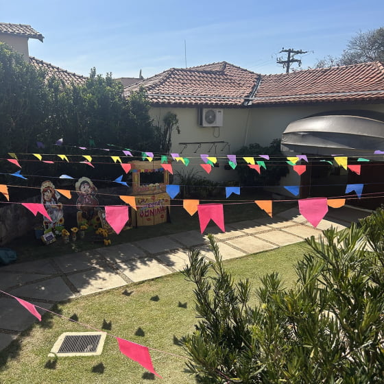 Bandeirinha Festa Junina De Plástico 200 Metros Melhor Preço