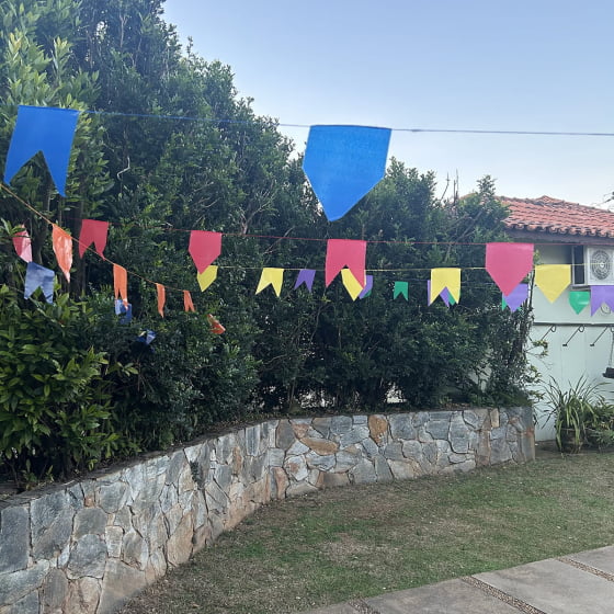 Bandeirinha Junina De Plástico 300 Metros Melhor Oferta!