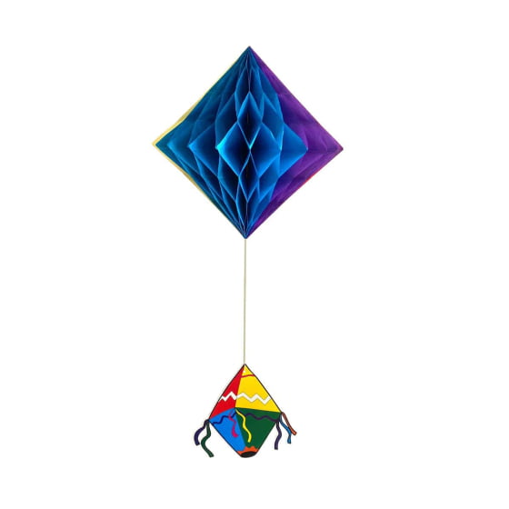 Enfeite Decorativo Origame C/ Balão Festa Junina 