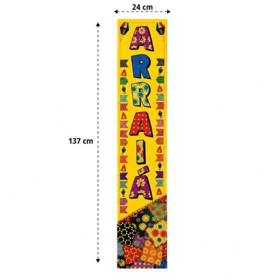Faixa Decorativa Vertical Decoração de Parede Festa Junina
