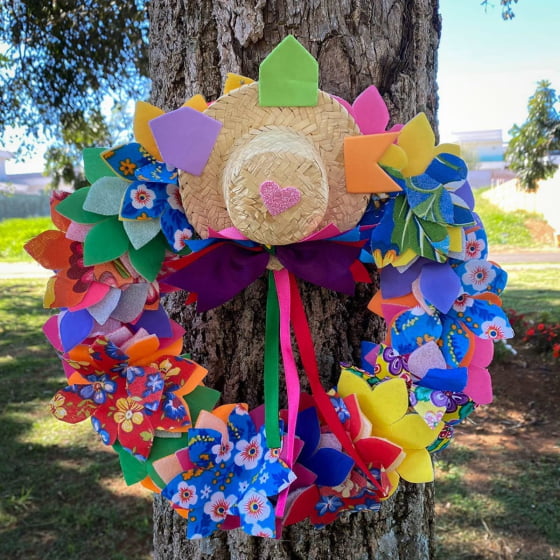 Guirlanda Decorativa Color Decoração de Festa Junina Arraiá