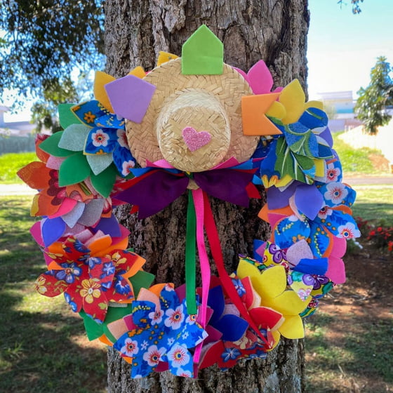 Guirlanda Decorativa Color Decoração de Festa Junina Arraiá