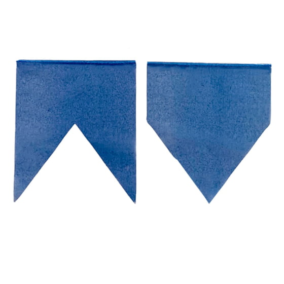 Kit Bandeirinha Festa Junina De Plástico Azul 50 Metros