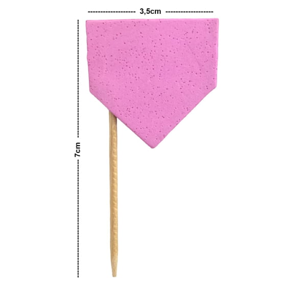 Kit Decoração De Festa Junina Flâmula Em Eva + Palitinhos