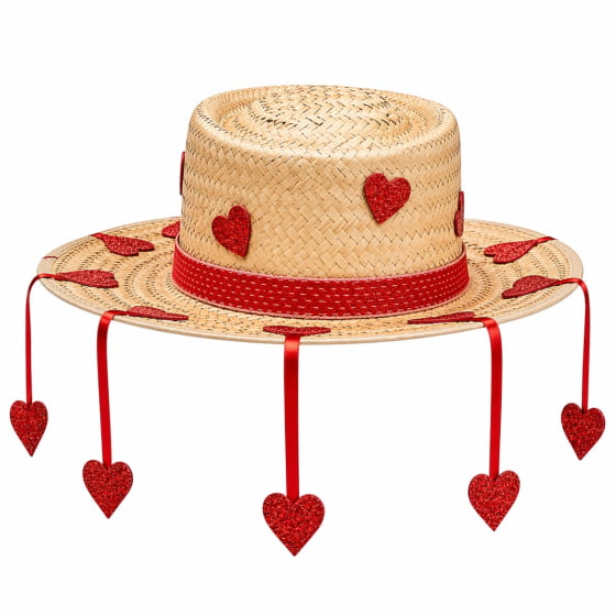 Kit Fantasia Correio Elegante Festa Junina (Chapéu + Envelope)