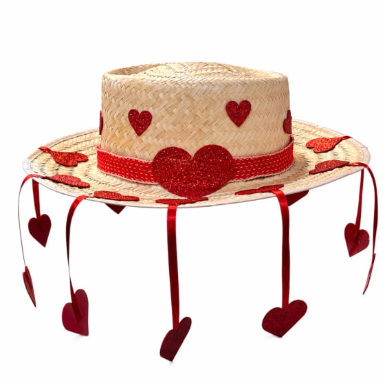 Kit Fantasia Correio Elegante Festa Junina (Chapéu + Envelope)