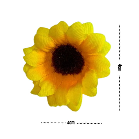 Pacote Mini Girassol 4 cm - 5 unidades