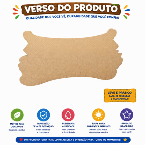 Plaquinha Escrito Boca do Palhaço