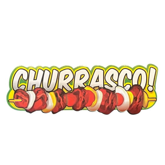 Plaquinha Decorativa Escrita Churrasco