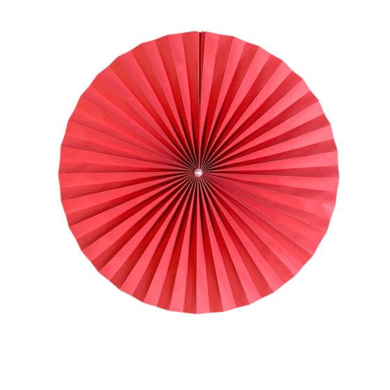 Roseta Decorativa de Papel Decoração de Festas 40 cm Escolha a Cor